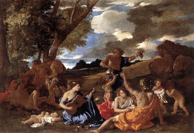 Nicolas Poussin Bacchanal Andrians Germany oil painting art